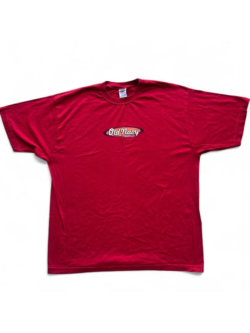 2000’s Retro Old Navy Logo Graphic T-Shirt Size XL